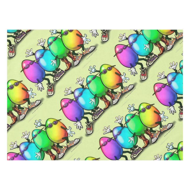 Toalha De Mesa Ovos de Páscoa (Frente (Horizontal))