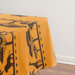 Toalha De Mesa Padrão africano Tribal Tableloth