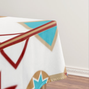 Toalha De Mesa Padrão Americano Nativo