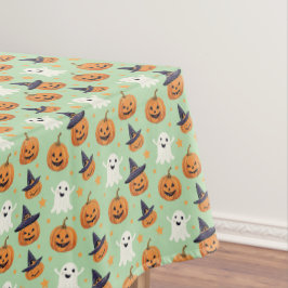 Toalha De Mesa Padrão Assustador de Halloween Em Um