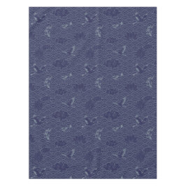 Toalha De Mesa Padrão Blue Traditional Japan Wave Seigaiha