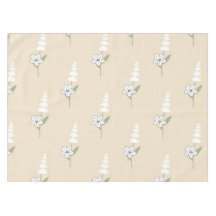 Padrão Botânico Boêmico Floral Beige