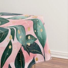 Toalha De Mesa Padrão Botânico Caprichoso para Férias de Inverno