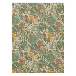 Toalha De Mesa Padrão botânico vintage contínuo