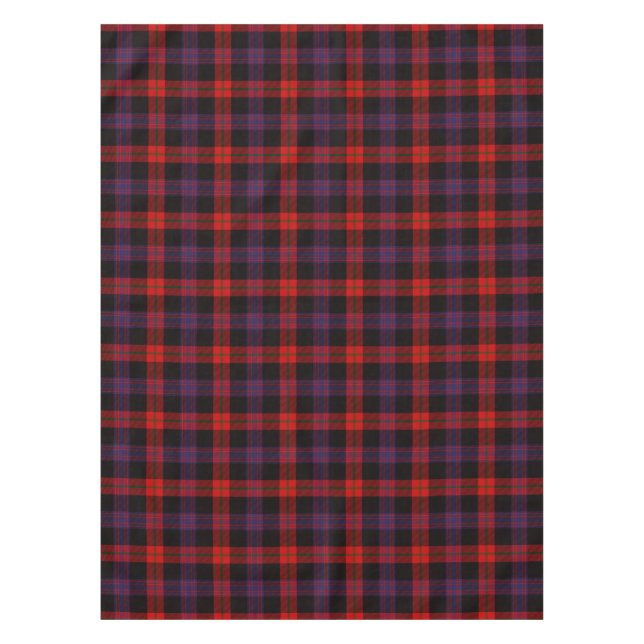 Toalha De Mesa Padrão Brown Scottish Clan Tartan (Frente)
