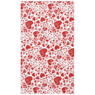 Toalha De Mesa Padrão cardíaco VII engraçado - branco vermelho +