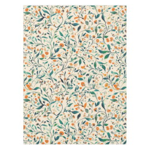 Toalha De Mesa Padrão Colorido De Folha De Paisley Inspirado Na V