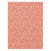 Padrão contínuo de galhos frondosos vermelhos