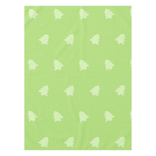 Toalha De Mesa Padrão da árvore de Natal (Frente)