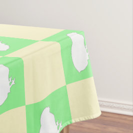 Toalha De Mesa Padrão da Desktop Board páscoa com Motif de Pintin