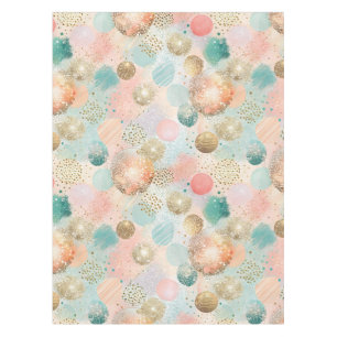 Toalha De Mesa Padrão de Abstrato de Glitter Pastel Confetti