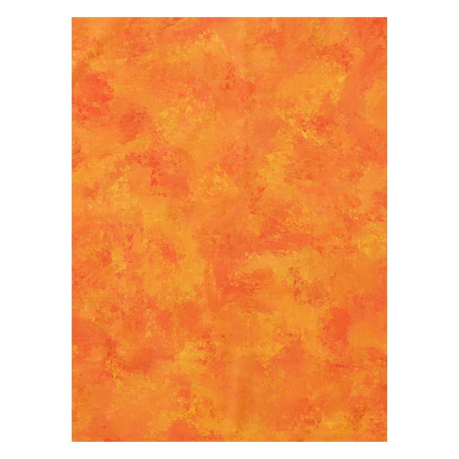 Toalha De Mesa Padrão de Abstrato Laranja (Frente)