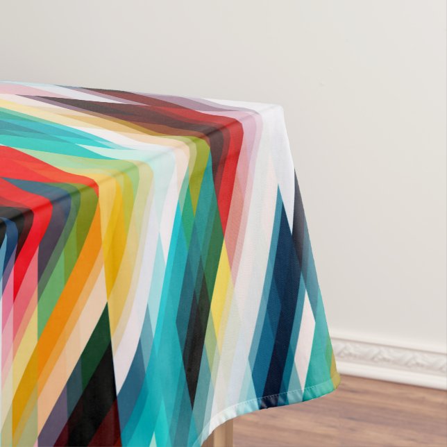 Toalha De Mesa Padrão de Abstrato multicores (Posição Original)