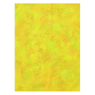 Toalha De Mesa Padrão de Abstrato Verde Laranja Amarelo