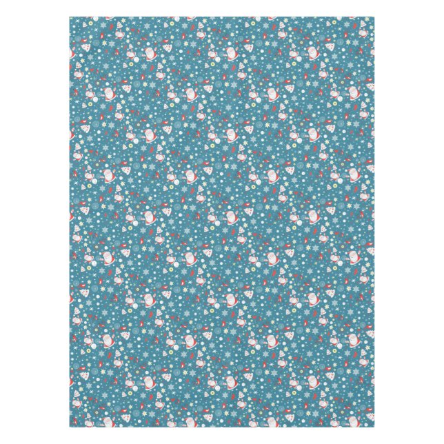 Toalha De Mesa Padrão de Amor de papais noeis (Frente)