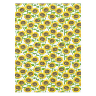 Toalha De Mesa Padrão de aquarela de Sunflower