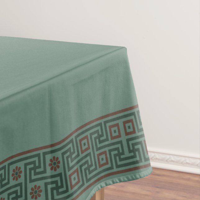 TOALHA DE MESA PADRÃO DE ARTE GREGO (Posição Original)