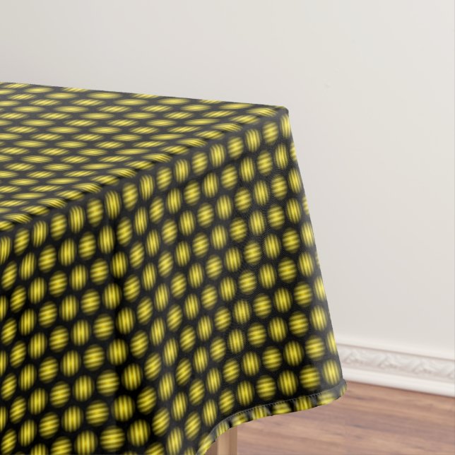 Toalha De Mesa Padrão de Bola de Stripey (Posição Original)