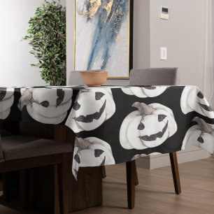 Toalha De Mesa Padrão de Bomba Spooky Feliz Dia das Bruxas