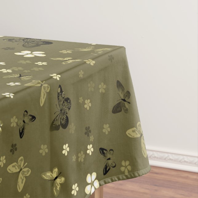 Toalha De Mesa Padrão de borboleta 4 (Posição Original)