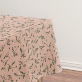 Toalha De Mesa Padrão de Botões de Margarida em Rosa Desbotado Mo