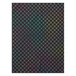 Toalha De Mesa Padrão de Cadeia de Cerca Colorida Moderna Elegant