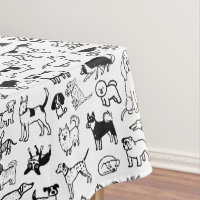 Padrão de Cães Pretos e Brancos| Cute Canine Lover