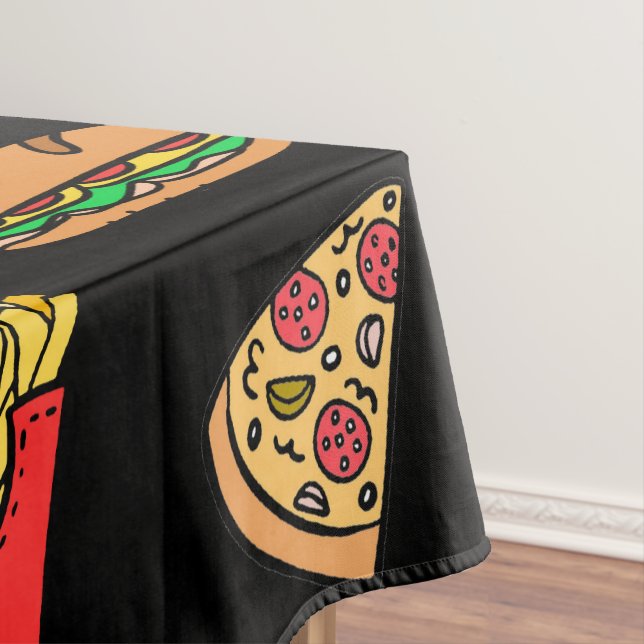 Toalha De Mesa Padrão de Comida rápida (Posição Original)