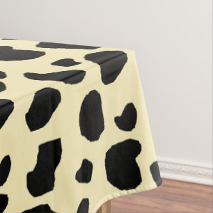 Toalha De Mesa Padrão de cor da pele de animal vaca Design