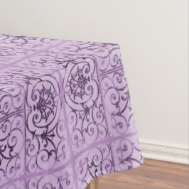 Toalha De Mesa Padrão de deslocamento lilático