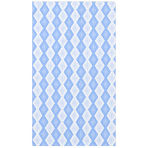 Toalha De Mesa Padrão de diamante azul pálido