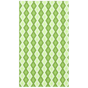 Toalha De Mesa Padrão de diamante verde Chartreuse