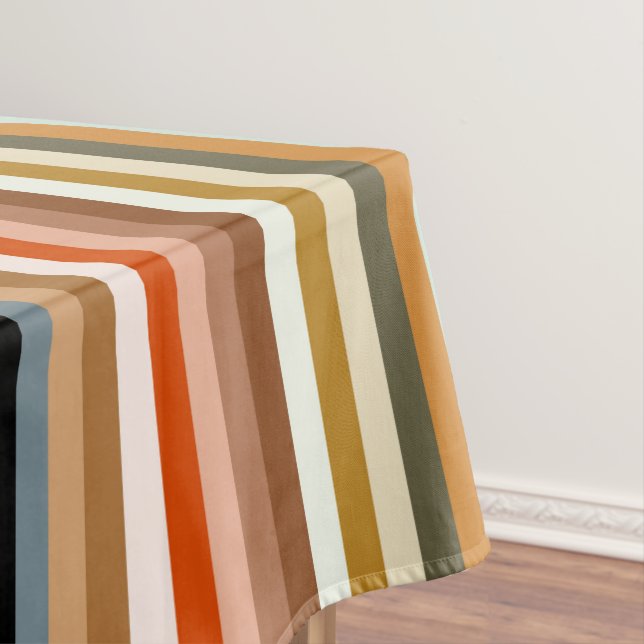 Toalha De Mesa Padrão de distribuição multicores (Posição Original)