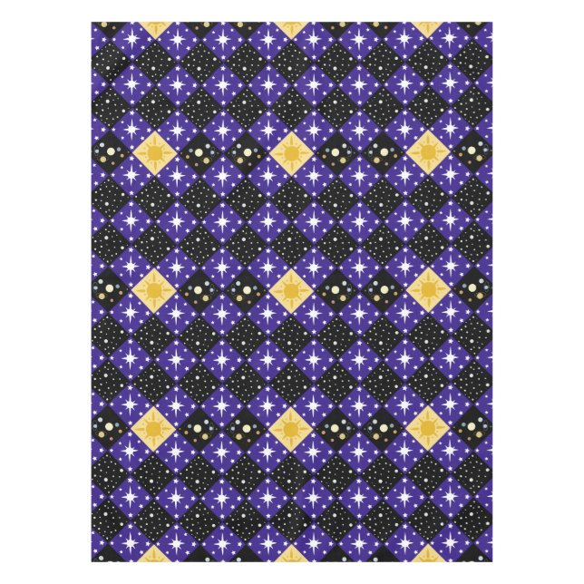 Toalha De Mesa Padrão de espaço (Frente)