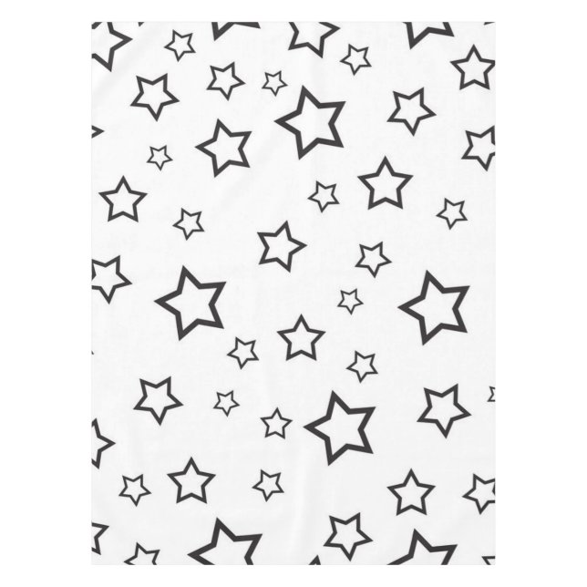 Toalha De Mesa Padrão de estrelas (Frente)