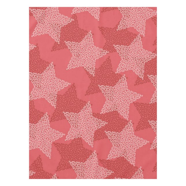 Toalha De Mesa Padrão de estrelas (Frente)