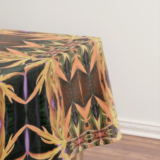 Toalha De Mesa Padrão de Estudo de Folhas (Posição Original)