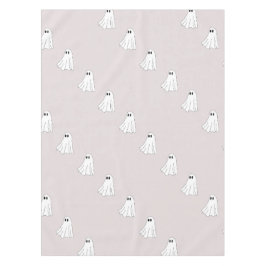 Toalha De Mesa Padrão de Fantasma Pastel Fofo
