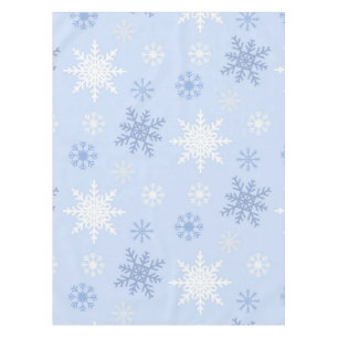 Toalha De Mesa Padrão de flocos de neve