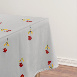 Toalha De Mesa Padrão de Flor Clássico Moderno
