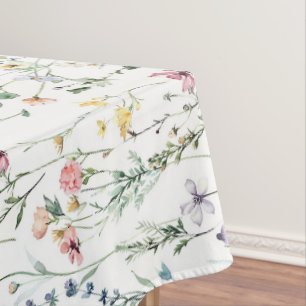 Toalha De Mesa Padrão de flor selvagem