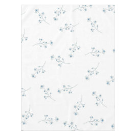Toalha De Mesa Padrão de flor selvagem azul