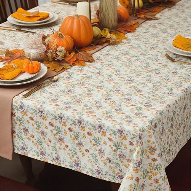 Toalha De Mesa Padrão de flores silvestres do outono (Criador carregado)