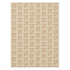 Toalha De Mesa Padrão de Folhas de Olhar Linen