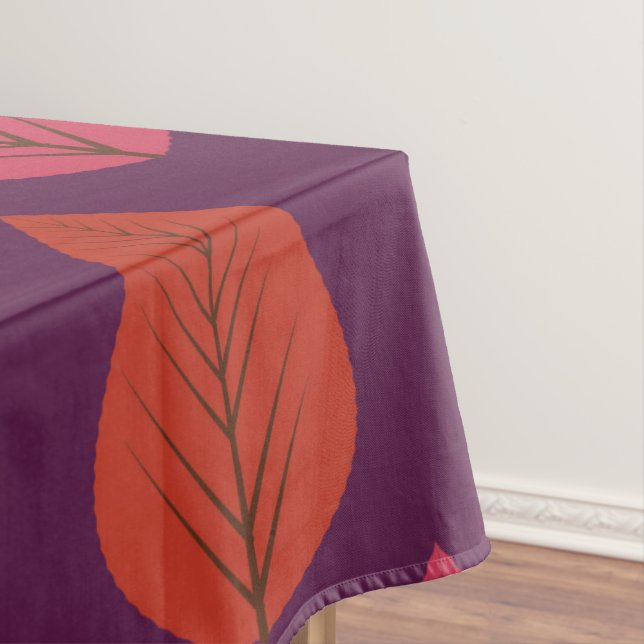 Toalha De Mesa Padrão de Folhas de outono (Posição Original)