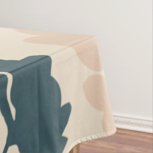 Toalha De Mesa Padrão de Folhas e Folhas Botânicas