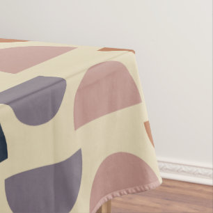 Toalha De Mesa Padrão de Formas Geométricas de na moda em Cores
