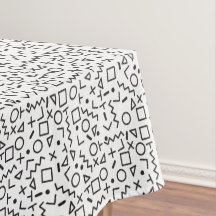 Padrão de Formas Retroativas Pretas e Brancas do a