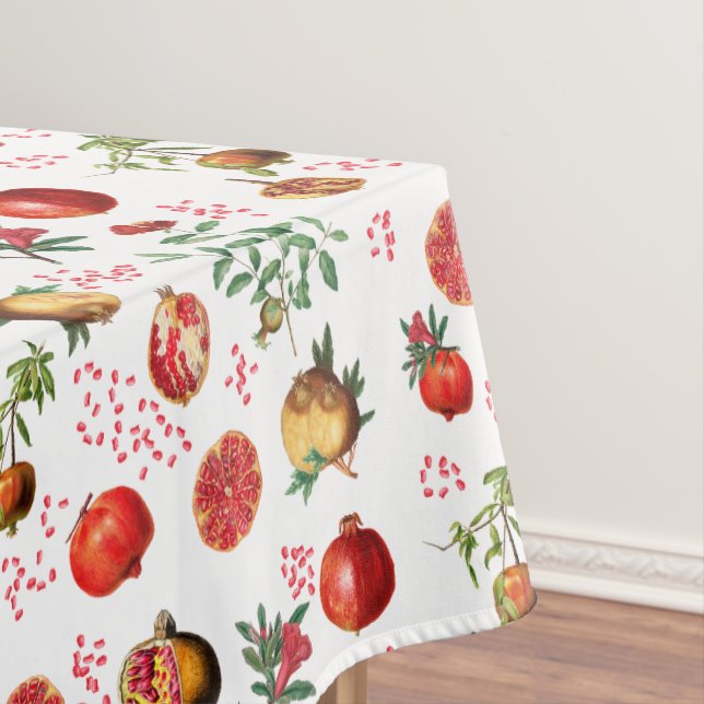 Toalha De Mesa Padrão de Fruta do Pomegranato do Mediterrâneo (Posição Original)