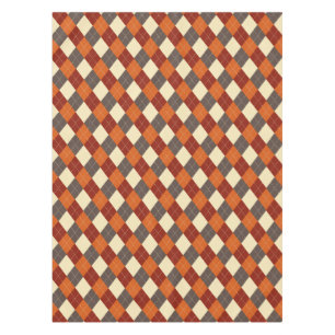 Toalha De Mesa Padrão de Gingham de outono